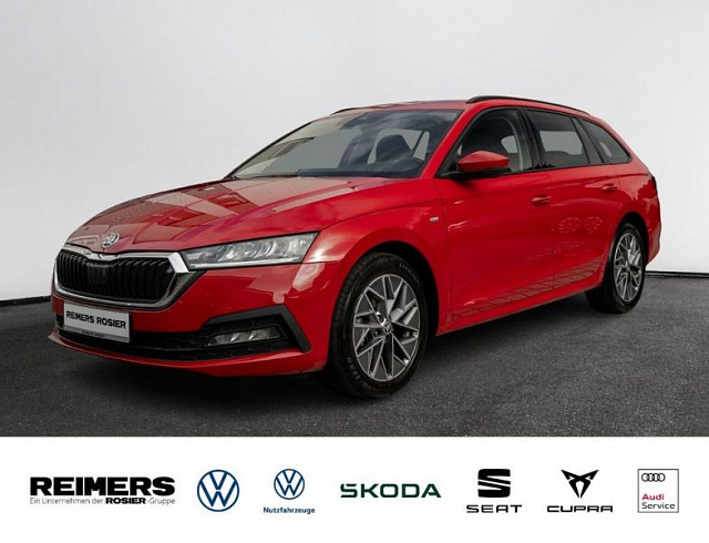 Skoda Octavia 2023 г. Красный, пробег 46000 км