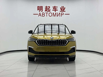 Skoda Kamiq 1.5 л 2022 г. желто-оранжевый, пробег 40000 км