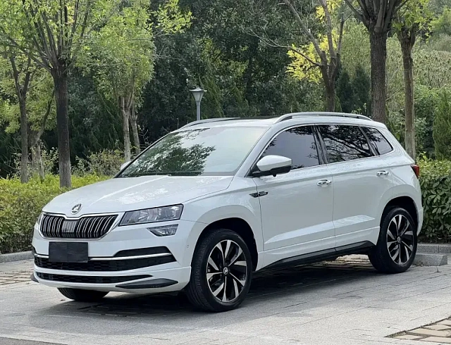 Skoda Karoq 1.4 л 2023 г. Белый, пробег 9000 км