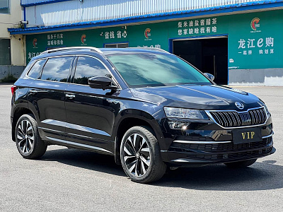 Skoda Karoq 1.4 л 2022 г. Чёрный, пробег 22000 км