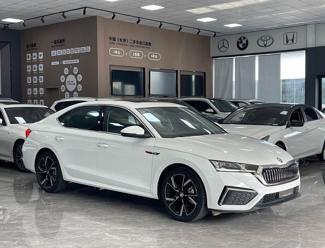 Skoda Octavia 1.4 л 2023 г. Белый, пробег 5300 км