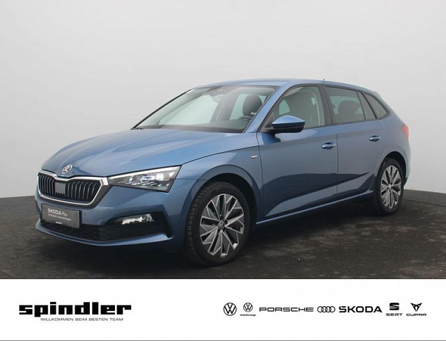 Skoda Scala 2022 г. Синий, пробег 43500 км